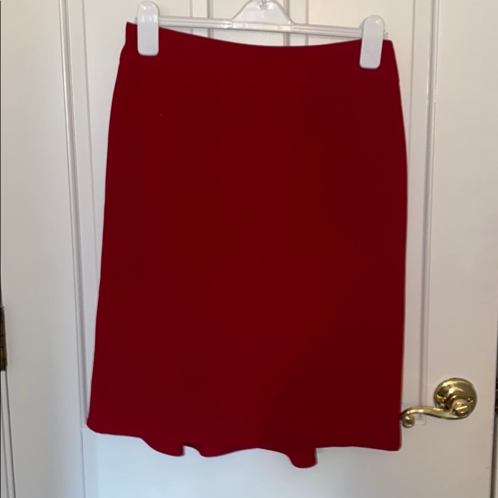 Red Pencil Skirt